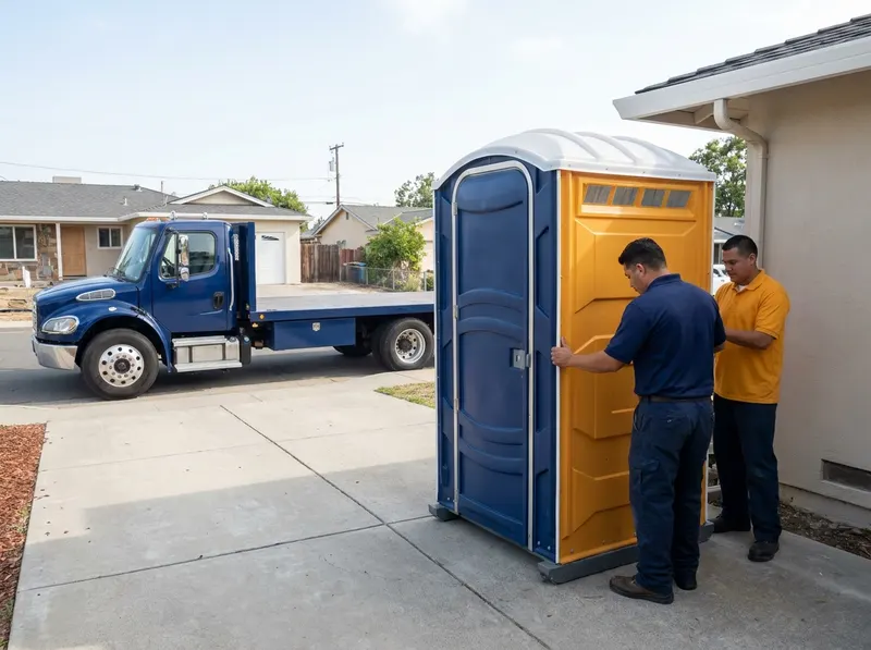 Construction Site Portable Toilet Rental in San Jose, CA