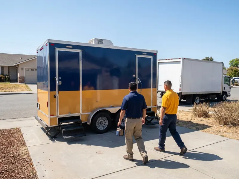Restroom Trailer Rental (2-Station) in San Jose, CA